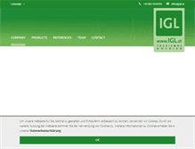 Tablet Screenshot of igl.at